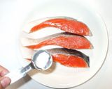 鮭・サーモンの粒マスタードパン粉焼き作り方2写真