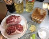 味噌タレ漬け込みジューシー煮豚♡作り方1写真