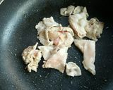 豚モモ肉スライスおろし炒め作り方3写真