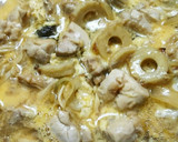 きのことちくわ入り♪つゆ多めの親子丼☆作り方7写真