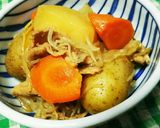 新じゃがホクホク♥フライパンで肉じゃが作り方6写真