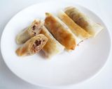 簡単&シンプル 挽肉で春巻作り方9写真