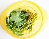 モロヘイヤの胡麻和え作り方1写真