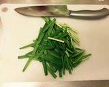 ニラのかき玉汁作り方1写真