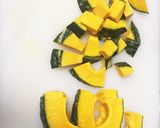 ＊材料3つ！かぼちゃのミルク煮＊作り方2写真