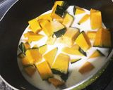 ＊材料3つ！かぼちゃのミルク煮＊作り方3写真