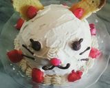 うさぎのイチゴムースケーキ☺作り方13写真
