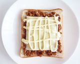 納豆ととろけるチーズのトースト作り方3写真