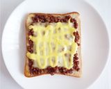 納豆ととろけるチーズのトースト作り方4写真