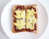 納豆ととろけるチーズのトースト作り方5写真