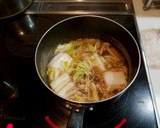 美味しい！白菜とお豆腐のすき煮風卵とじ作り方3写真