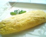 ふんわり豆乳玉子焼き～　葱とじゃこ入り☆作り方3写真