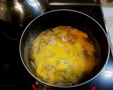 美味しい！白菜とお豆腐のすき煮風卵とじ作り方5写真