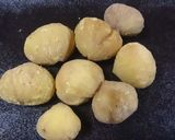 甘くて香ばしい ゆで栗作り方6写真