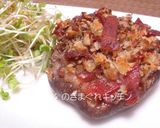 シイタケの生ハムパン粉焼き作り方4写真