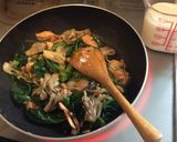 鮭のお醤油クリームパスタ作り方4写真