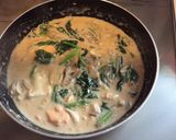 鮭のお醤油クリームパスタ作り方5写真