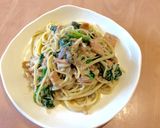 鮭のお醤油クリームパスタ作り方6写真