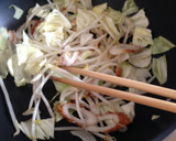 ちくわで焼きそば作り方2写真