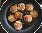 【カレー醤油】でエスニックつくね丼作り方4写真