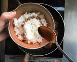 【カレー醤油】でエスニックつくね丼作り方5写真