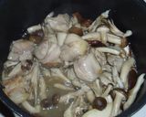 きのことチキンのトマトクリームパスタ作り方3写真