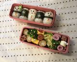 クリスマス 雪だるま弁当 幼稚園作り方2写真