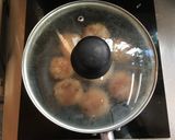 【カレー醤油】でエスニックつくね丼作り方3写真