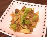 鯖味噌缶で簡単！キャベツの炒め物作り方6写真