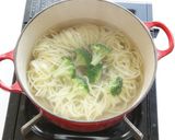 ガーリックスプラウトと春野菜のパスタ作り方2写真