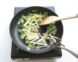 ガーリックスプラウトと春野菜のパスタ作り方4写真
