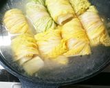 おろしポン酢で食べる白菜ささみロール作り方6写真