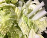 牛肉と白菜のピリ辛中華炒め作り方1写真