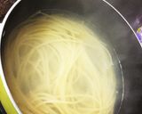 ＊鶏肉キャベツのトマト豆腐クリームパスタ作り方1写真
