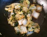 簡単 白菜・豆苗・パクチーのポン酢炒め作り方3写真
