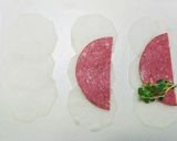 ☆大根・ハム・かいわれ菜の花サラダ風…作り方4写真