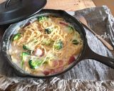 クリームスープ☆ワンポットパスタ作り方5写真