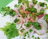 ☆大根・ハム・かいわれ菜の花サラダ風…作り方8写真