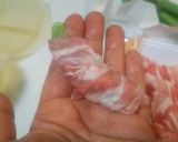 スナップえんどうの肉巻き♪チーズカレー味作り方3写真