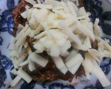 牛肉のデミグラスチーズドリア　温玉子入り作り方9写真