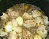 里芋と鶏肉の煮物作り方4写真