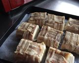 バラ肉編み込み包み焼き上げ作り方7写真