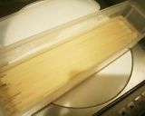 きのこと小松菜の和風パスタ作り方1写真