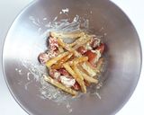ソーセージのマスタードポテト作り方3写真