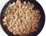 豚挽肉の甘辛チャーハン作り方1写真