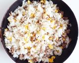 豚挽肉の甘辛チャーハン作り方4写真