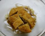 レンジで1分40秒！めんつゆコロッケ丼作り方2写真