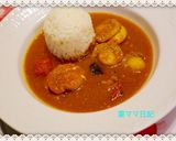 ホタテの玉ねぎソースカレー作り方6写真