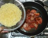 ガーリックパスタ♪簡単ベーコンとトマト作り方7写真