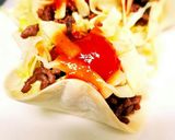 餃子の皮でタコス&絶品チリソース✨作り方7写真